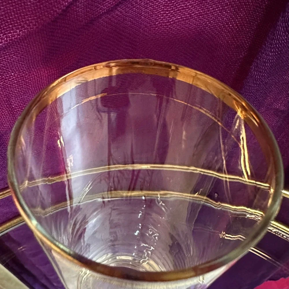 Vintage 1950s–1960s Pheasant Highball Glasses‎ Set of 2 Mid Century Fall Barware